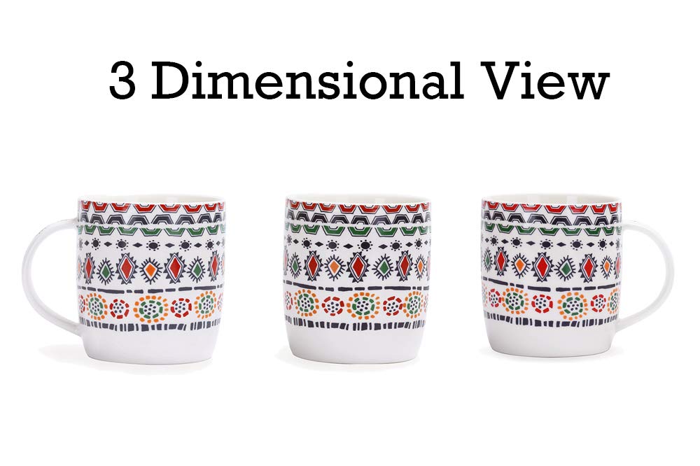 Bico Mexicana Fireworks Porcelain Dinnerware Set of 16, Place Setting Service for 4, Microwave & Dishwasher Safe