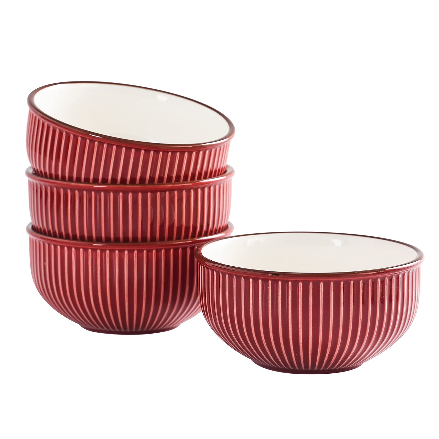 Bico Helios 26oz Cereal Bowls, Set of 4, for Pasta, Salad, Cereal, Soup & Microwave & Dishwasher Safe