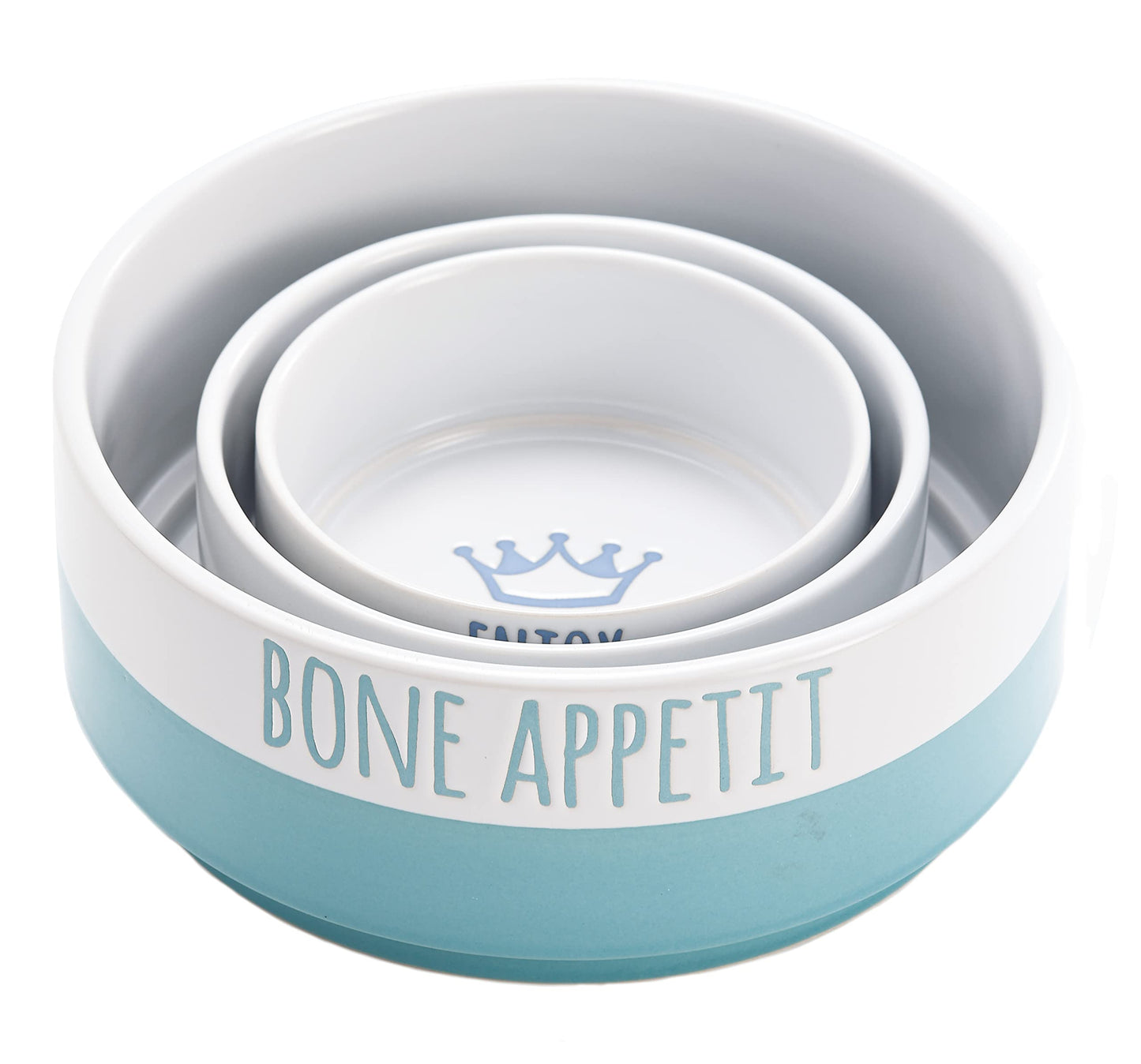 Bico Minimalistic Ceramic Pet Bowl, for Dog, Puppy, Cat, Kitten, Durable and Dishwasher Safe Stoneware