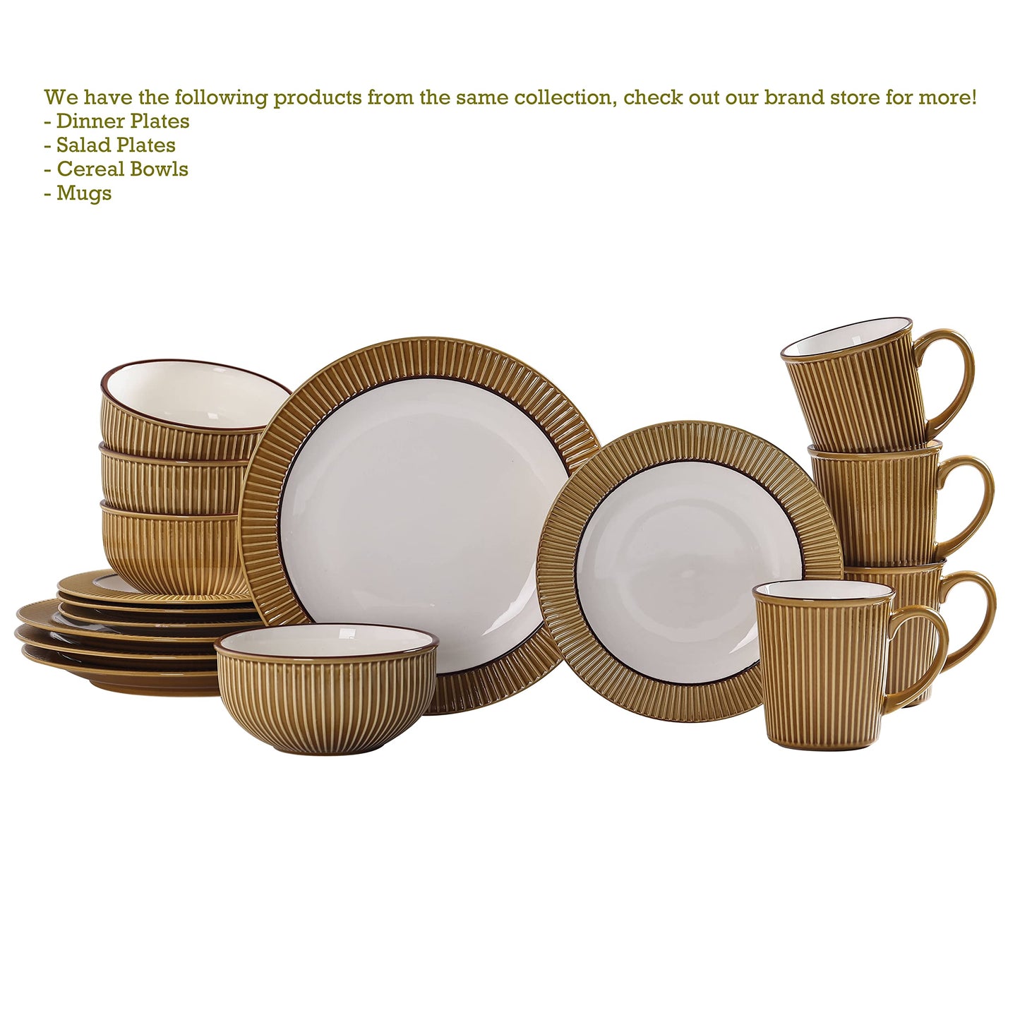 Bico Helios 26oz Cereal Bowls, Set of 4, for Pasta, Salad, Cereal, Soup & Microwave & Dishwasher Safe