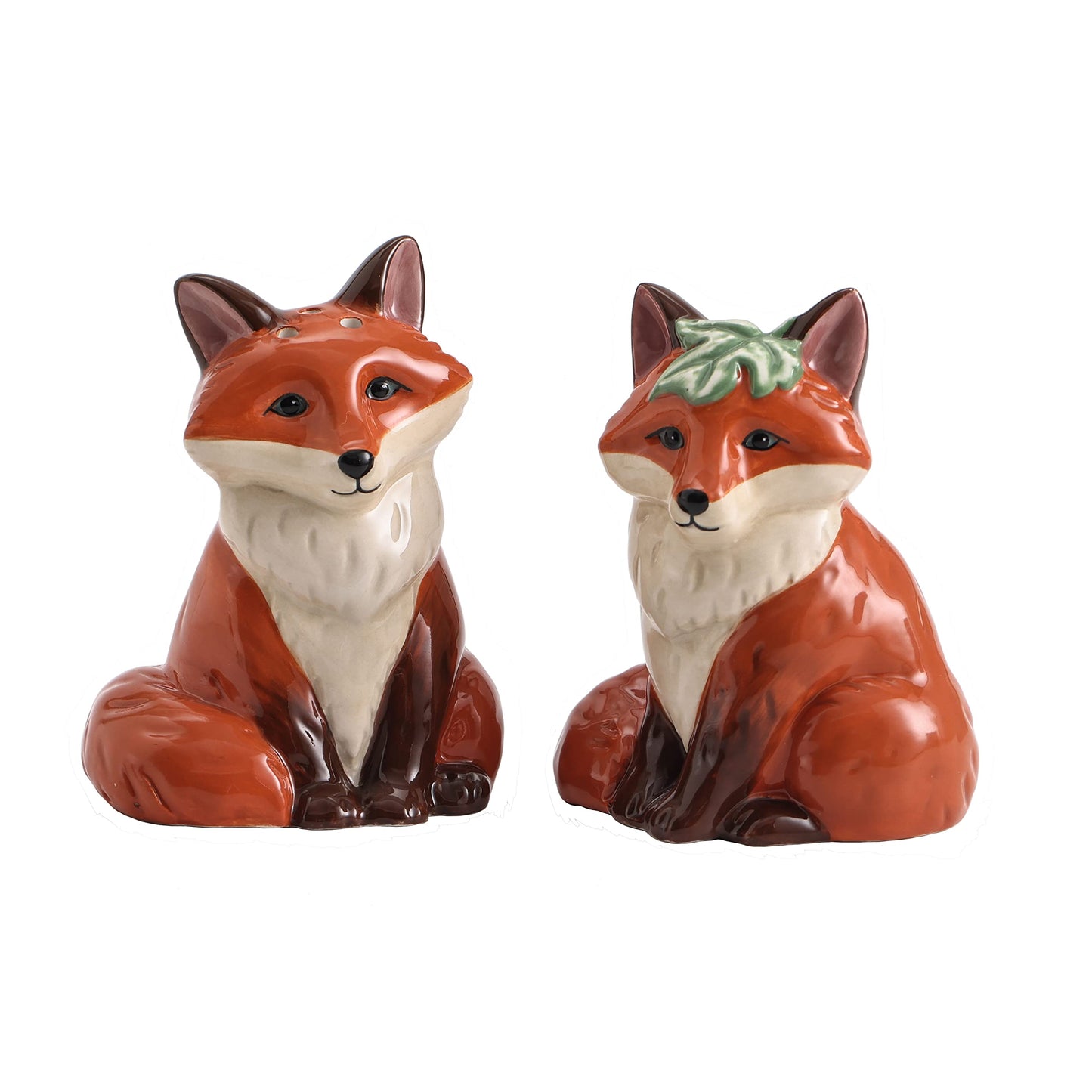 Bico Fox Salt & Pepper Shaker Set, Dishwasher Safe