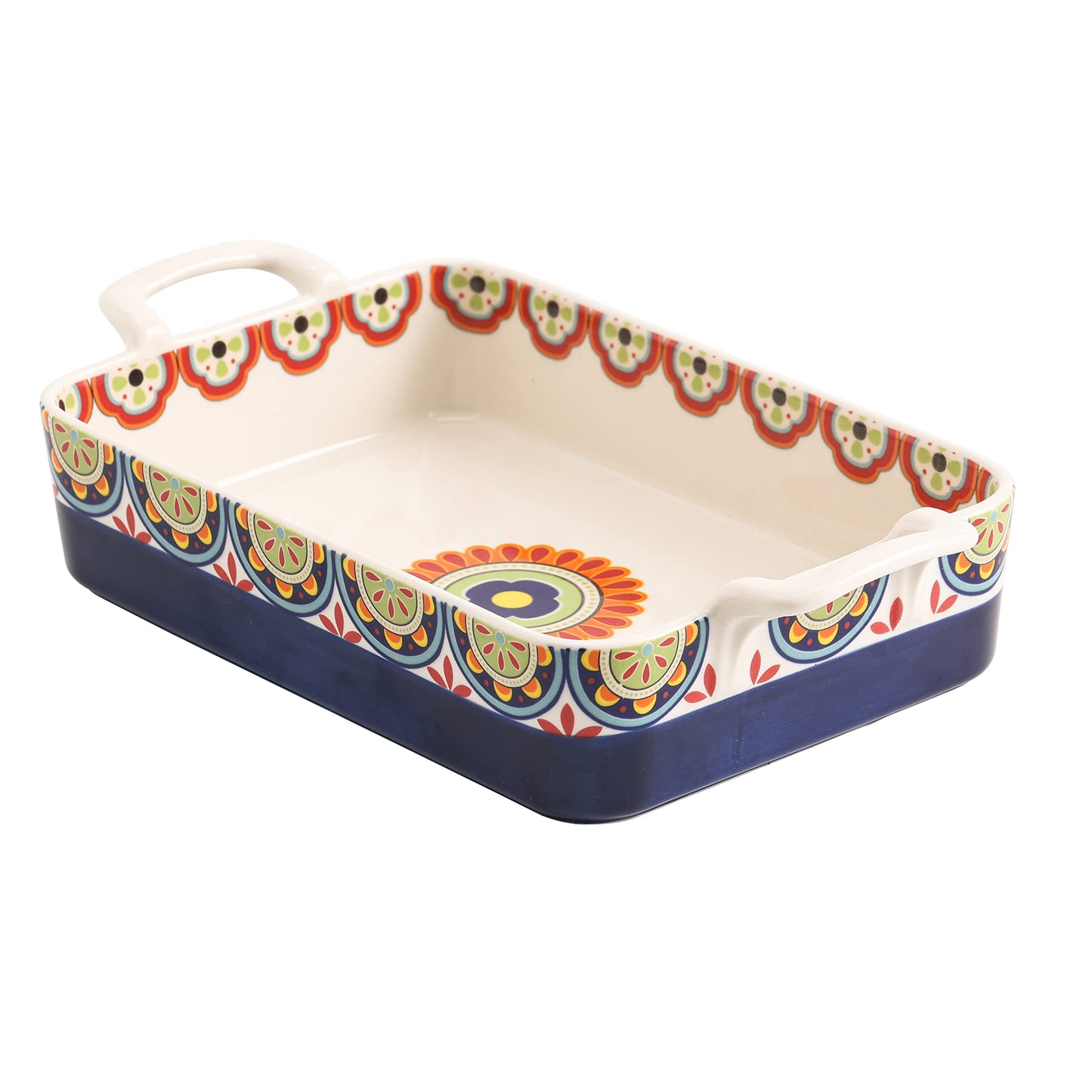 Bico Tunisian Stoneware Baking Dish Set, Non-stick Lasagna Pan, Large Rectangular Baking Pan, Casserole Dish, Microwave, Dishwasher and Oven Safe