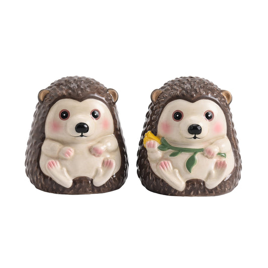 Bico Hedgehog Salt & Pepper Shaker Set, Dishwasher Safe