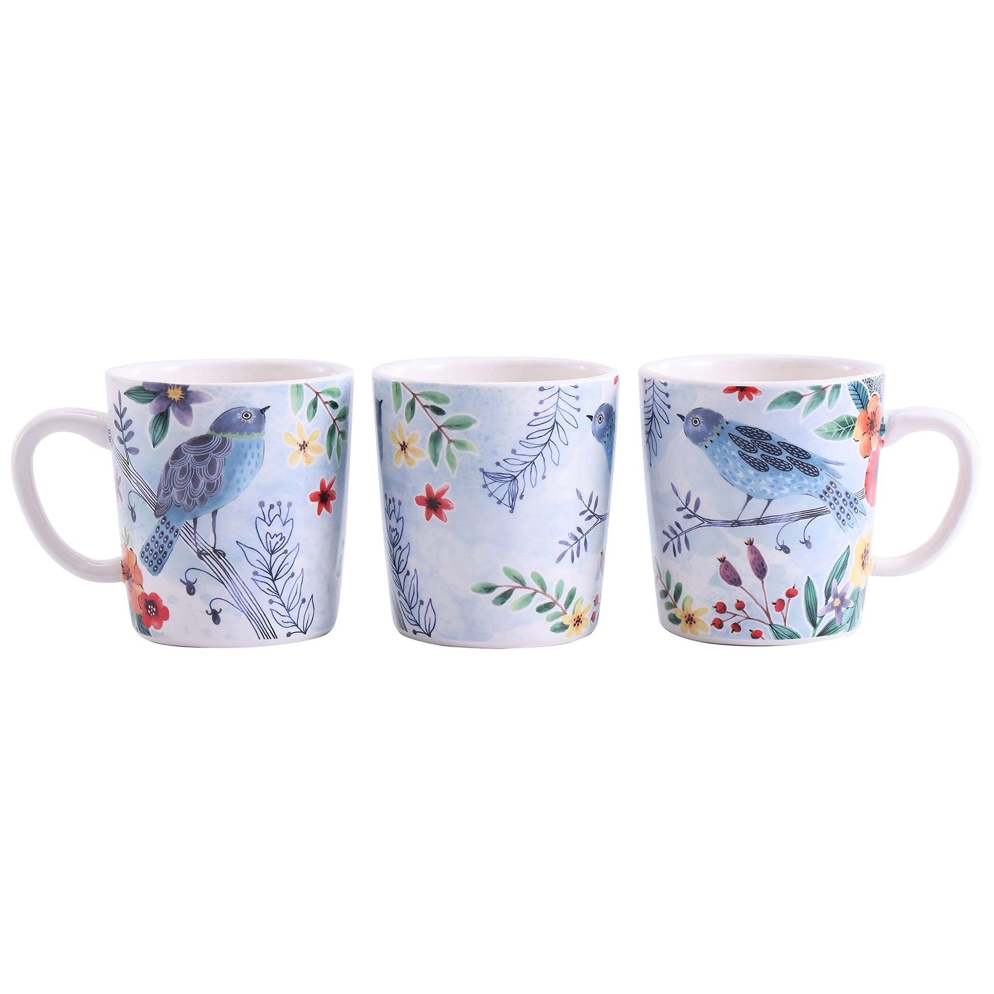 Bico Bird Mugs Set, Set of 4, Ceramic – Bico Home