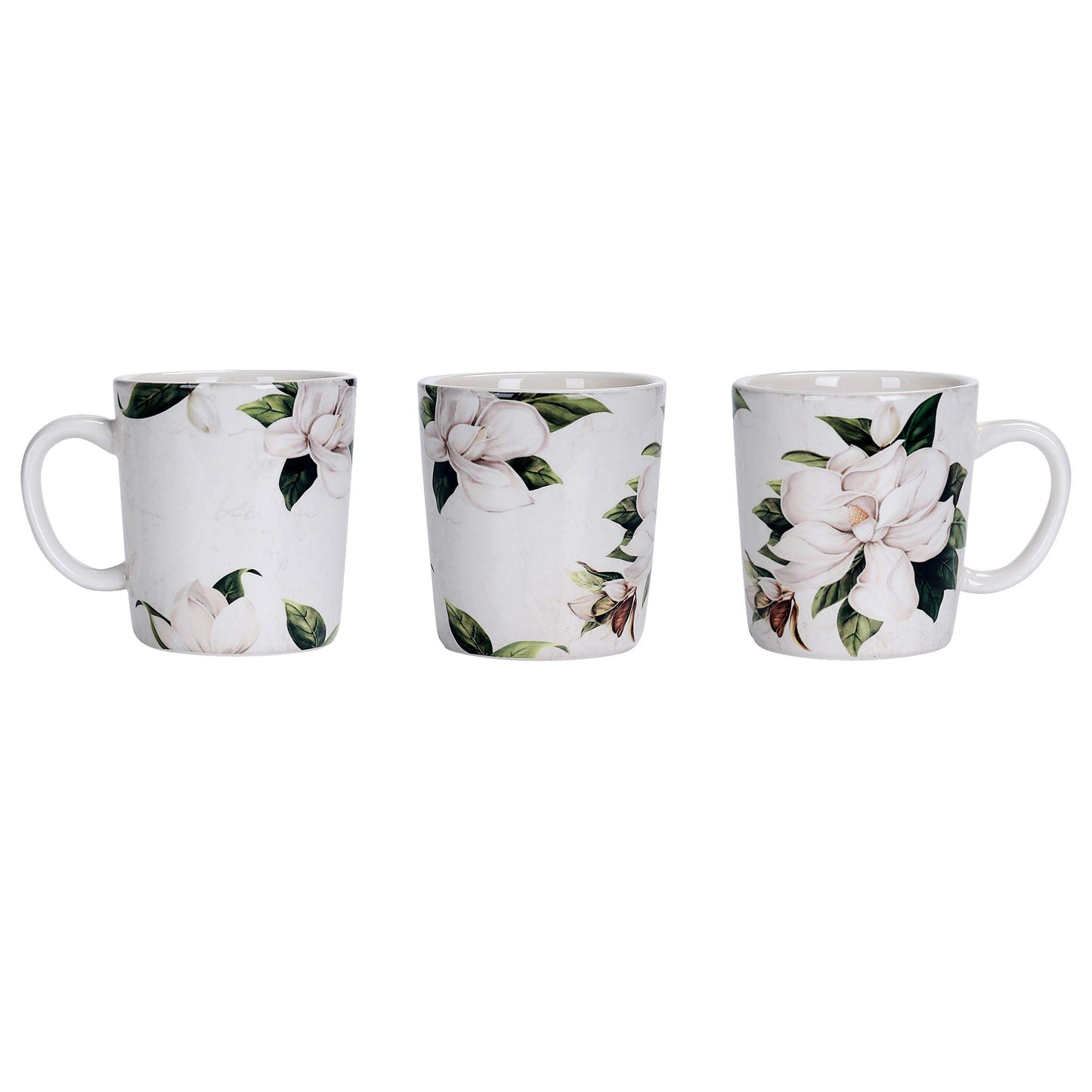 Bico Flower Mugs Set, Set of 4, Ceramic