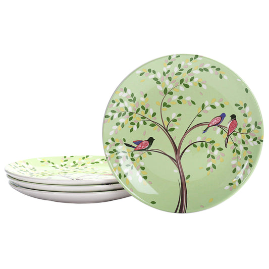 Bico Bird Salad Plates Set, Set of 4, Ceramic, 8.75 inch