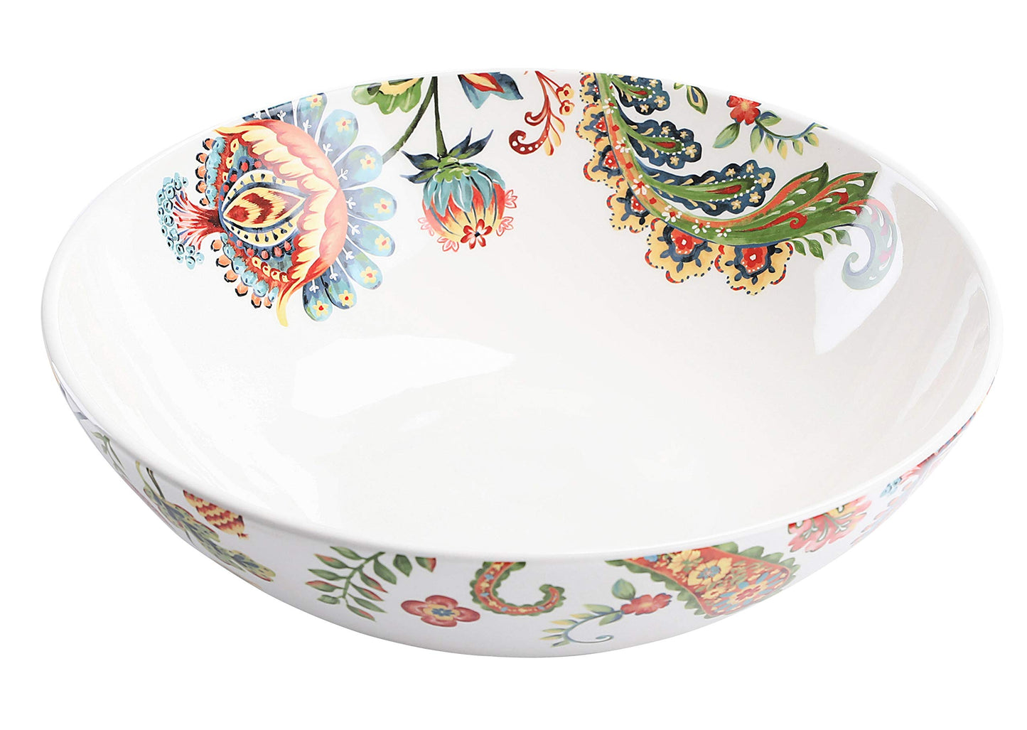 Bico Protea Cynaroides Ceramic 13 inch Serving Bowl, Microwave & Dishwasher Safe