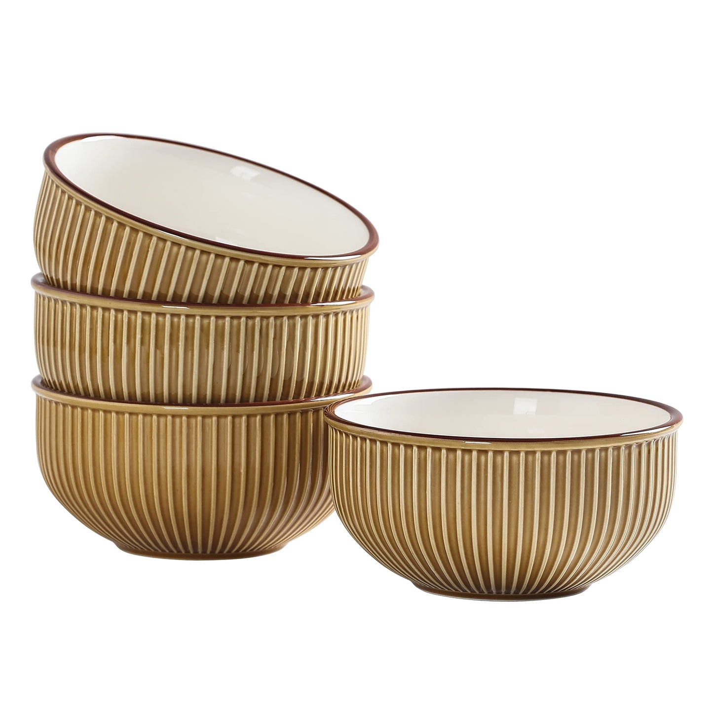 Bico Helios 26oz Cereal Bowls, Set of 4, for Pasta, Salad, Cereal, Soup & Microwave & Dishwasher Safe